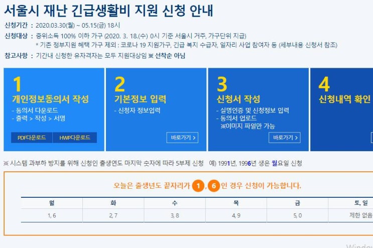  서울시 재난긴급생활비 신청 완료! 상세한 방법 올립니다
