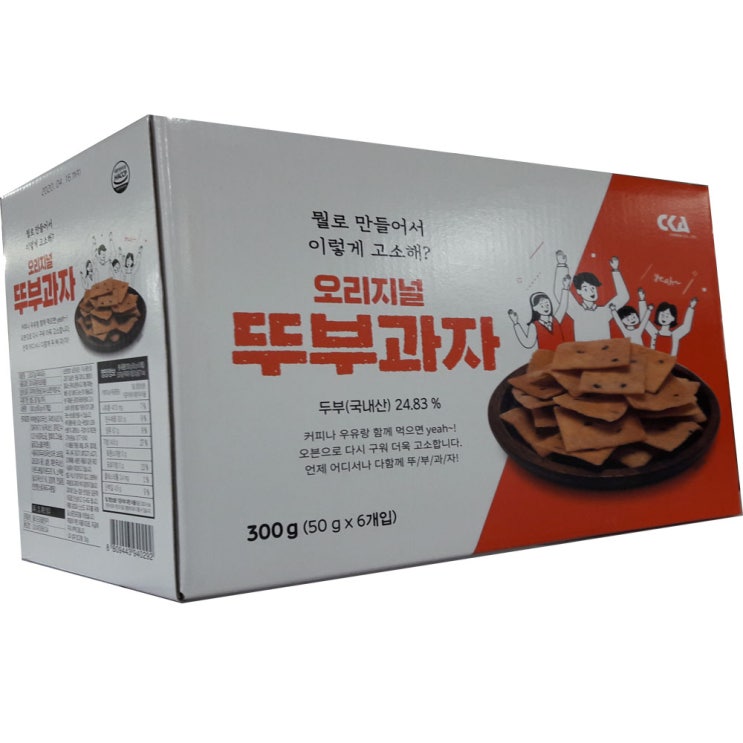 뚜부과자 오리지널 뚜부과자300g(50g X 6입), 6개입, 50g 추천해요