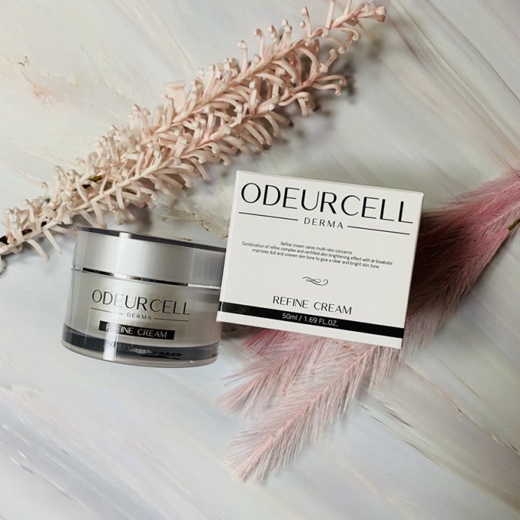  피부과재생크림 추천 : 오듀셀 리파인 크림 ODEURCELL REFINE CREAM 진정 자생 미백 보습 약산성 솔직 후기
