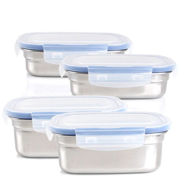 (로켓배송)키친아트 피앙세 스텐 반찬통 사각 4종 세트 A, 1세트, 1호 380ml x 2p + 2호 500ml x 2p 추천해요 (로켓배송)키친아트 피앙세 스텐 반찬통 사각 4종 세트 A, 1세트, 1호 380ml x 2p + 2호 500ml x 2p 추천해요