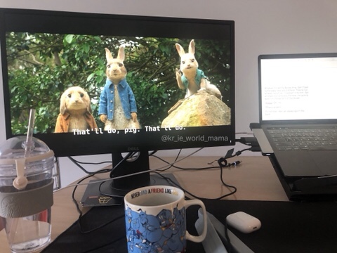  아이와 엄마가 함께 재미있는 영어공부 영화 Peter rabbit 피터래빗 대본만들기 시작 영국식 영어발음 공부 추천 비아트릭스 포터