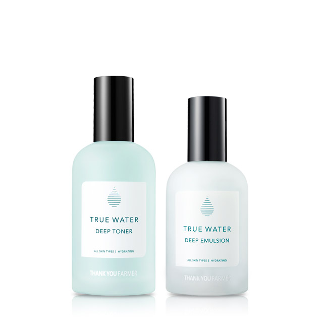  (로켓배송)땡큐파머 트루 워터 딥 토너 150ml + 딥 에멀전 130ml, 1세트 추천해요