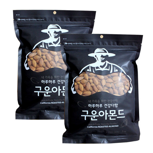 견과 후기 추천 리뷰 가격 넛츠팜 구운아몬드 1kg 2개입 할인이벤트