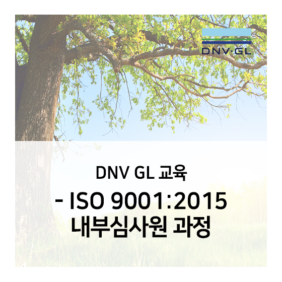 [DNV GL] ISO 9001:2015 내부심사원 과정