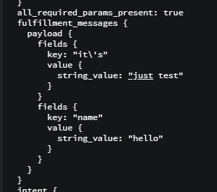 16. dialogflow custom payload : 네이버 블로그