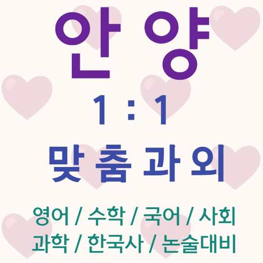  체계적인 수업 안양과외 자기주도학습이 가능한 범계과외 수업하고 있어요