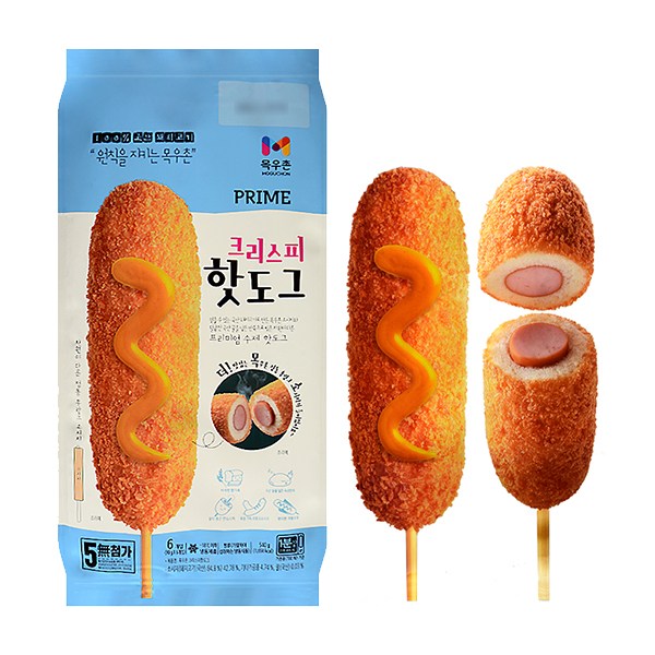 목우촌 크리스피 핫도그, 6개, 90g 추천해요