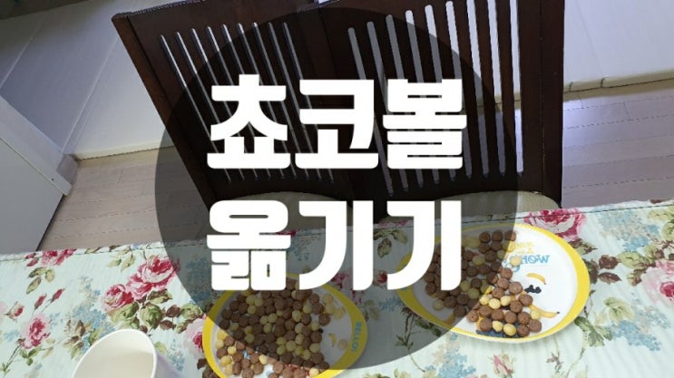  집에서 할수있는 놀이 유아 젓가락