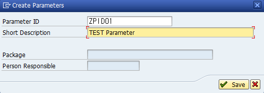 [ABAP 기초] SAP Memory Parameter : 네이버 블로그