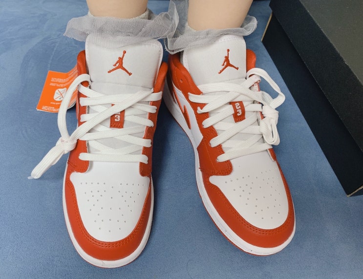  NIKE Jordan 1 Low Gym Red White 나이키 조던 1 로우 짐 레드화이트 (GS) 553560-611 에어조던 입문