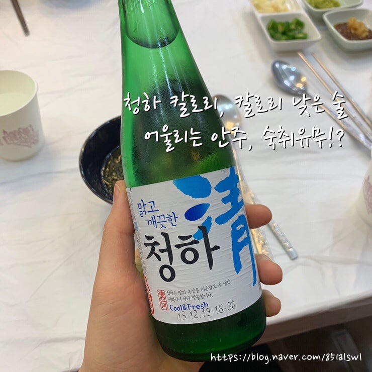청하 술 도수, 칼로리, 어울리는 안주 추천!