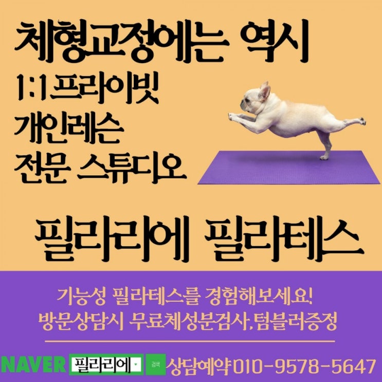  이수역 필라테스 프라이빗 개인레슨 전문 스튜디오