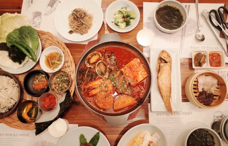  동문시장 근처 고집돌우럭 제주공항점 전복새우우럭조림 맛집