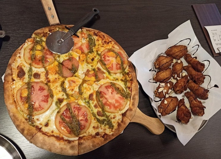  분위기 좋은 맛집!마피아피자앤펍에서 수제피자랑 윙&봉이랑️