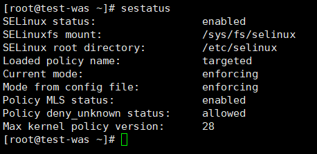 리눅스(LINUX) selinux 비활성화/종료 상태 확인