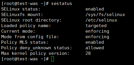  리눅스(LINUX) selinux 비활성화/종료 상태 확인