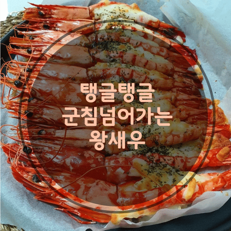  살이 탱글탱글 맛있는 큰 냉동대하인 왕새우1kg