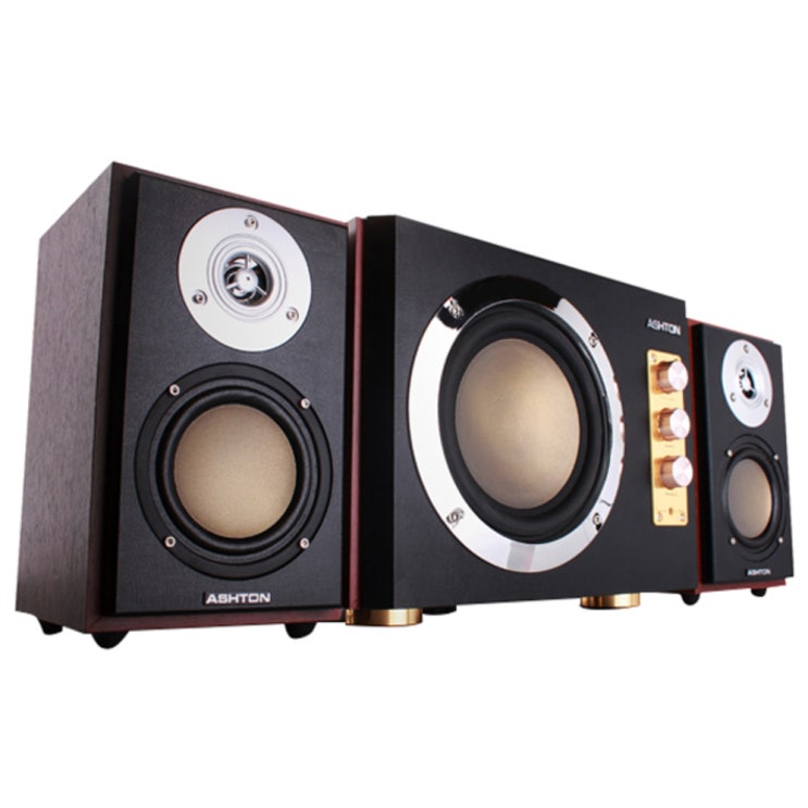  애쉬톤 2.1채널 스피커 AT-3800, AT-3800 (우드)