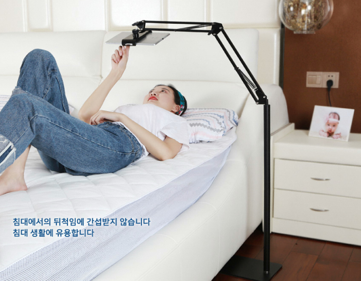  스마트폰 태블릿 거치대 스탠드 접이식 ABSL 내돈 내산 솔직 후기 (폰 거치대, 집게식, 스탠트형, ABL, P1)