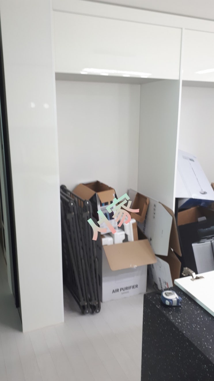  냉장고장 문짝 달기