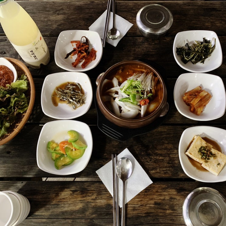  남해 다랭이마을 맛집 다랭이팜먹걸리가 있는 농부맛집