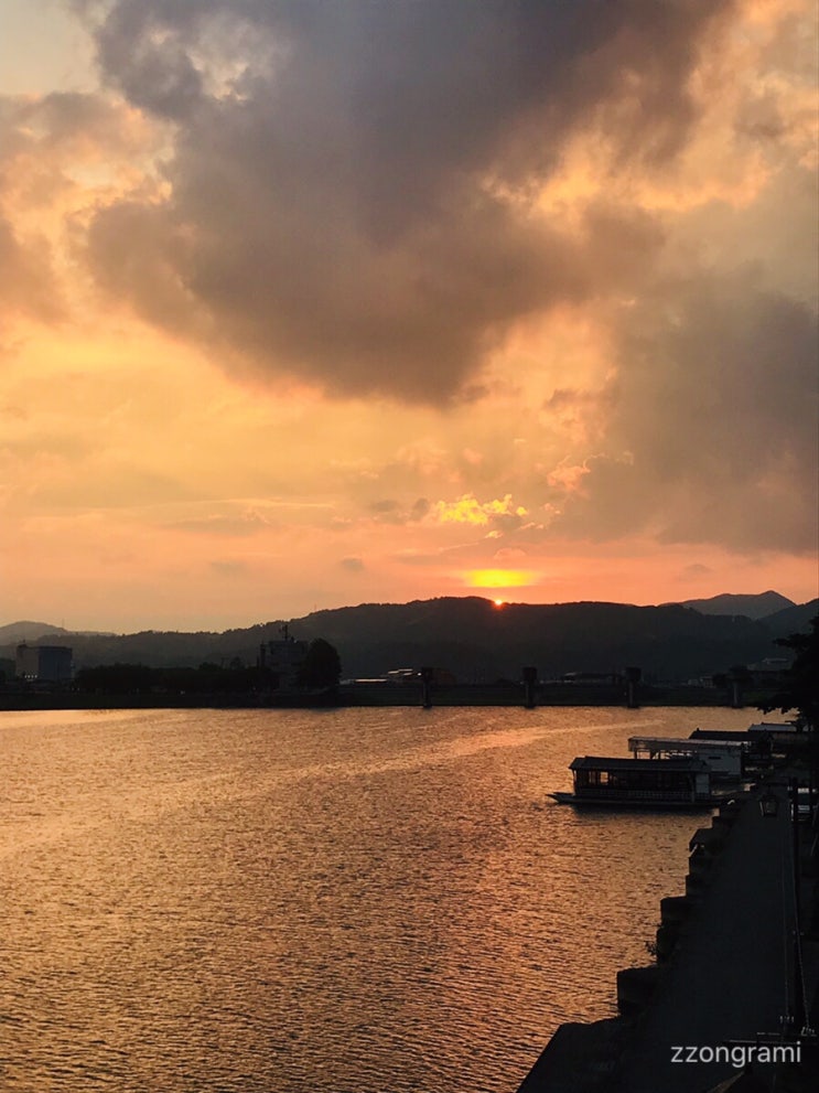 [2019] 내가 찍은 풍경 : 해지는 미쿠마 강