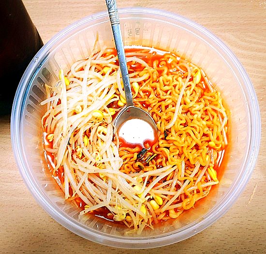 맛이 있겠니 없겠니? 시원한 냉라면(with.콩나물) 울님ver.