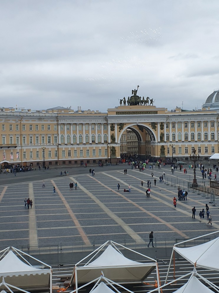 러시아 여행 상트페테르부르크 궁전 광장