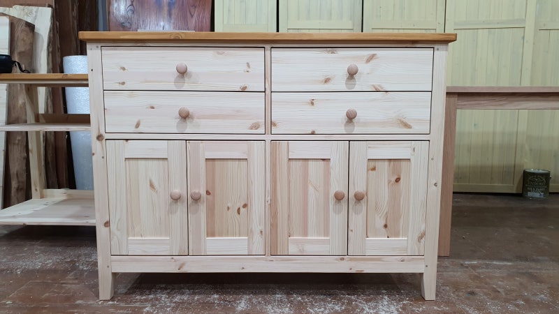 [청주가구제작] 청주법당/ 통원목 및 장식품 진열 수납장 맞춤제작 7