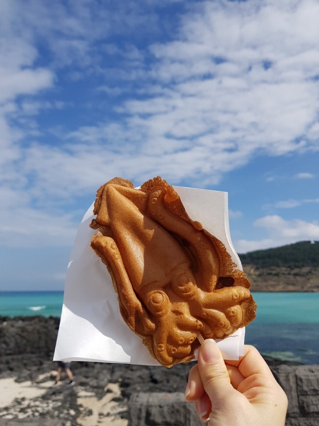 제주 한치빵 공항 근처 가까운 곳, 저녁 시간에도