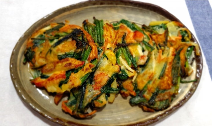  부침가루 적게 사용하고 바삭한 부추 전, 부추 부침개 만드는 방법 맛도 영양도 풍부한 부침개 만들기