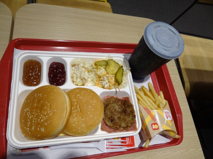  롯데리아 밀리터리버거 이근대위 빚 군대리아 할인쿠폰 맛있어?