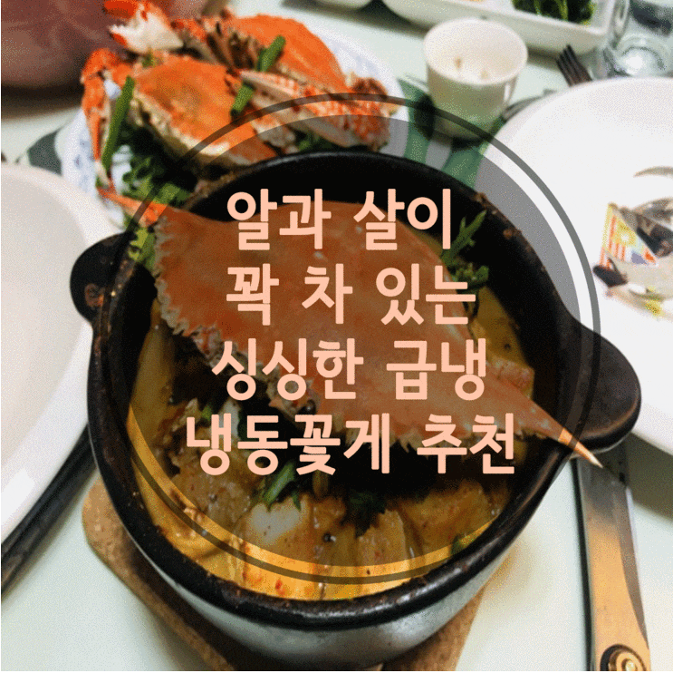 급냉한 냉동꽃게 택배로 받았어요 feat.냉동 암꽃게