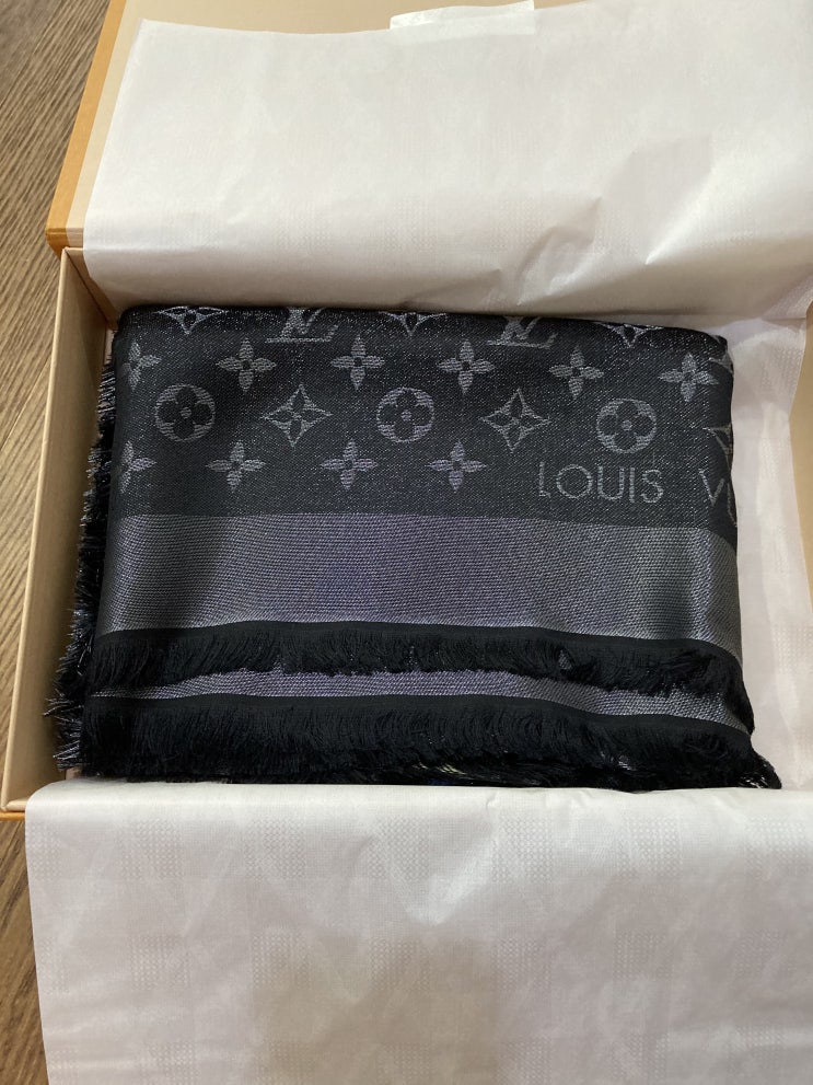 루이비통 기본 숄(블랙)