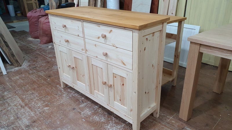 [청주가구제작] 청주법당/ 통원목 및 장식품 진열 수납장 맞춤제작 9