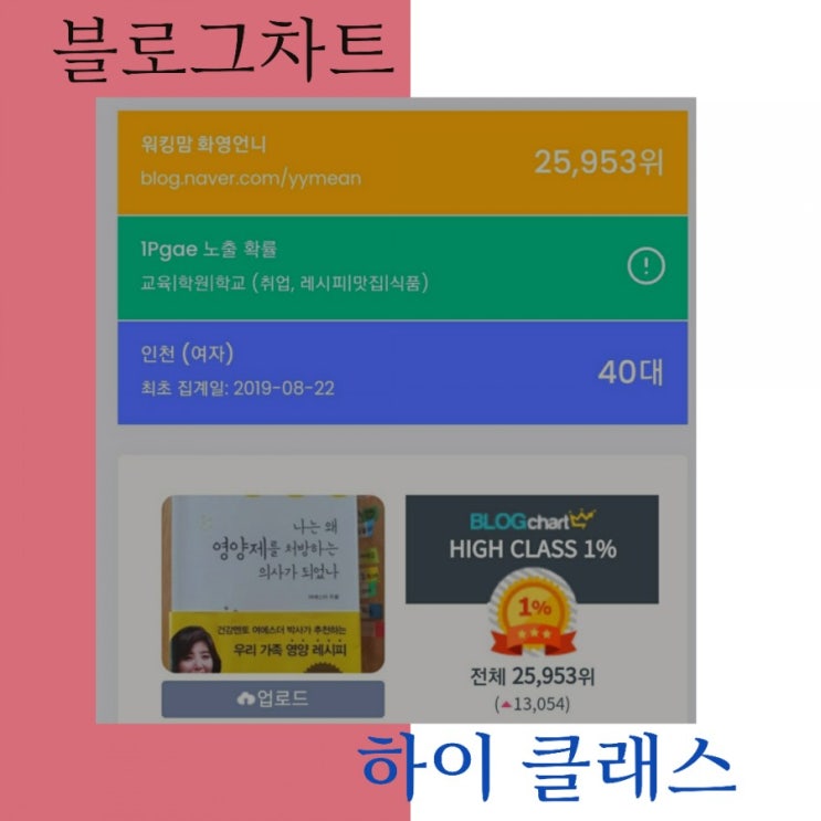  블로그차트 확인