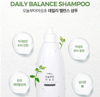 천연계면활성제샴푸 오늘부터어성초 샴푸 리얼 후기 천연계면활성제샴푸 오늘부터어성초 샴푸 리얼 후기