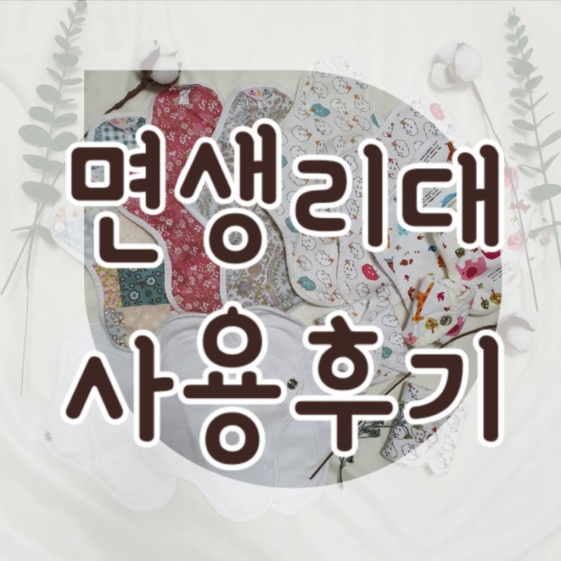 한나패드VS위즐리 면생리대 비교 feat.2년간 실사용 솔직후기