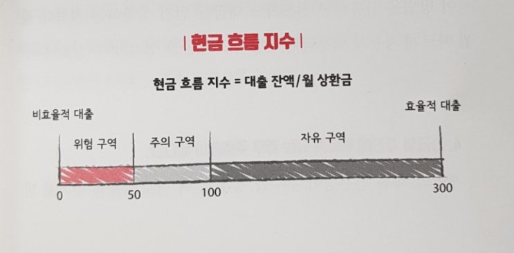  [대출이야기 8] 대출금 상환(대출금 상환순서, 현금흐름지수, 현금 유동성, 비효율적 대출)