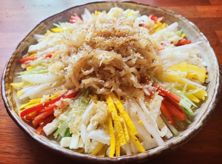  해파리냉채는 찬바람이 날 때 먹어야 제맛,  해파리냉채 손쉽게 만드는 법