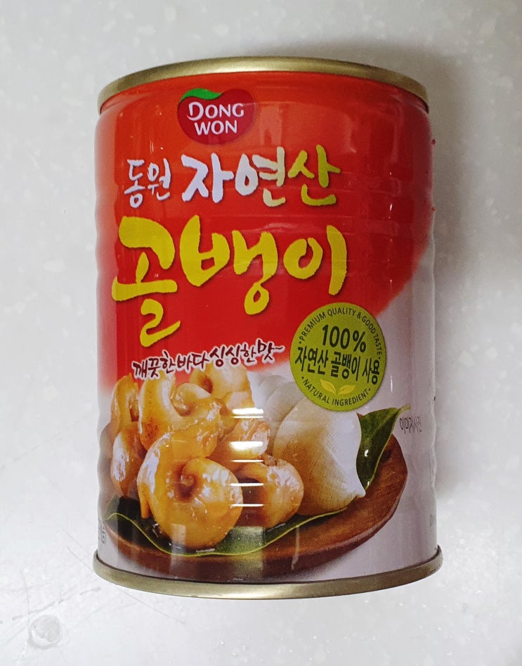  [ 내돈내산 ] 백종원 쫄면양념으로 동원 자연산 골뱅이 무침 만들기