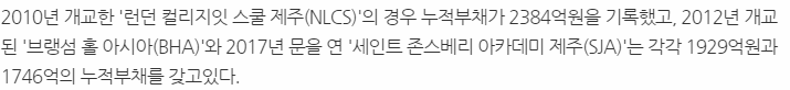  말로만 제주 '국제학교', 실상은...?