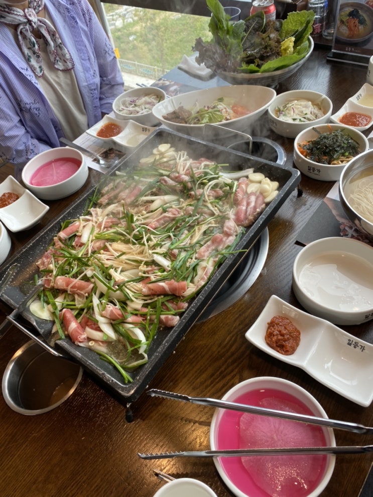  추석 엄마랑 기장 일번가 오리불고기, 광안리 스타벅스
