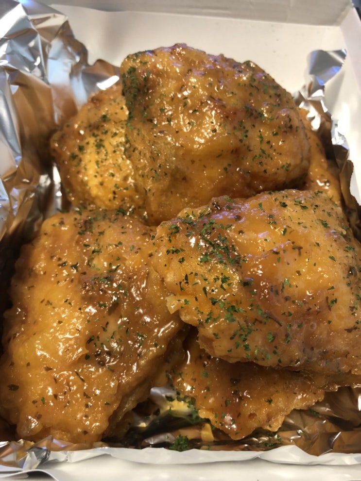  BBQ 신메뉴 광희나는 메이플 버터갈릭 치킨 주문방법 및 후기