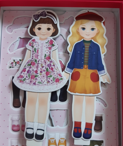  귀여운 자석 코디 놀이