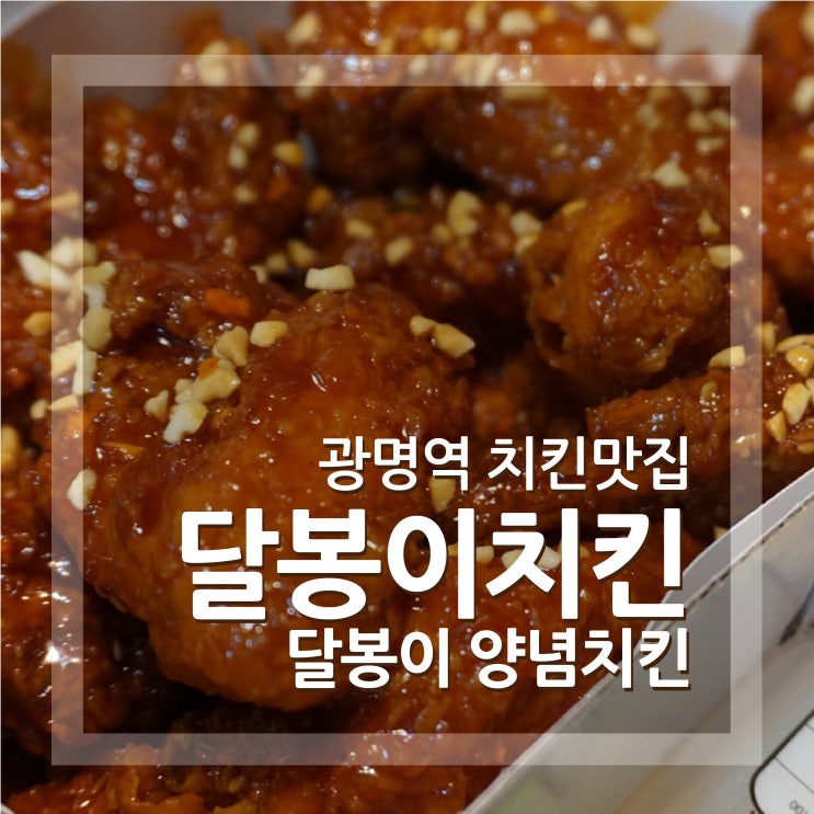  광명역맛집 달봉이치킨 광명역점 양념치킨 꿀맛집