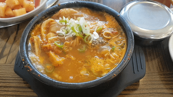  증평 최애 맛집 - 명심 감자탕, 묵은지 뼈해장국