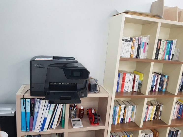  복합기임대 프린터임대 프린텍울산입니다. - hp8710 메인보드 교체합니다.