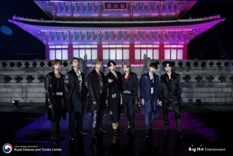  방탄소년단(BTS)과 경복궁이...