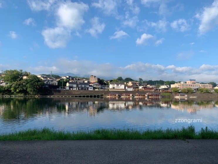 [2019] 내가 찍은 풍경 : 파란 하늘과 미쿠마강.